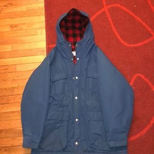 Vintage LL Bean men’s flannel lined parka